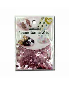 LamÃ© LamÃ© Mix (Heart) Pink LLM-4 (3mm, 4mm Mix 1g)