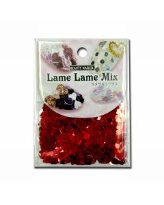 LamÃ© LamÃ© Mix (Heart) Red LLM-5 (3mm, 4mm Mix 1g)