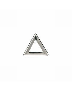 Clou Stone Edge Triangle 2mm Silver (50pcs)