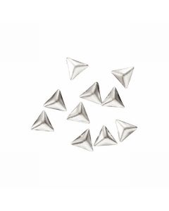 Capri 3D Triangle 3mm Silver (100 pcs)