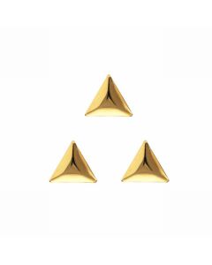 Clou Studs Triangle 2x2mm Gold (100pcs)