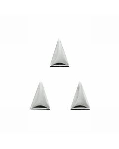 Clou Sharp Triangle 4x2mm Silver (100pcs)