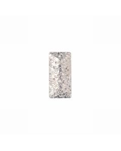 Clou Glitter Studs Long Square 4x2mm Silver (30pcs)