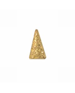 Clou Glitter Studs Triangle 3.5x1.8mm Gold (30pcs)