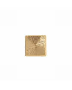 Clou Twirl Square 4x4mm Gold (30pcs)