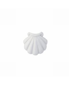 Clou Mermaid Shell 8x6.5mm White (3pcs)