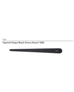 Tapered Shape Black Emery Board 180G (5pcs)