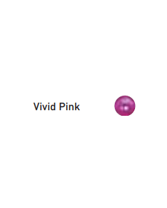 Nail Garden Pearl Stone 3mm Vivid Pink (200pcs)