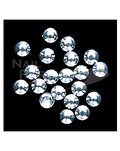 Capri Metalic Small Round 1mm (100pcs) Silver