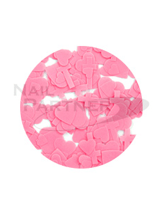 Heart & Cross Hologram YM-11 Matte Pink 1.5g