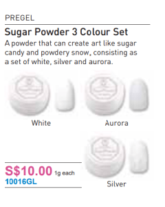 Sugar Powder 3 Colors Set (1g each)