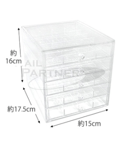Acrylic Case with 5 Tiers Drawers