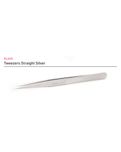 Tweezers THE STRAIGHT SILVER