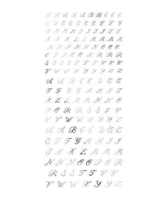 TSUMEKIRA Alphabet Silver SG-ALP-101