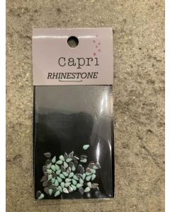Capri Acrylic Stone 72pcs Teardrop Milky Mint