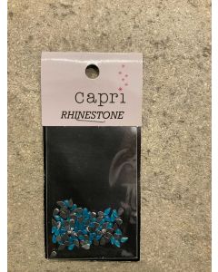 Capri Acrylic Stone 72pcs Drop Caribbean Blue Opal