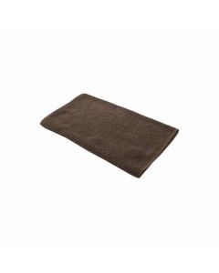 Luxury Pile Fabric Bath Towel (L) 90 x 150cm Dark Brown