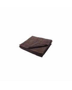 Hand Towel (Shirring Fabric) 25 x 25cm (12pcs) Dark Brown