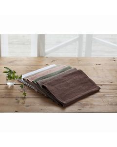 Luxia (For Hotels) Organic Cotton Towel 34 x 85cm (12pcs) Dark Brown