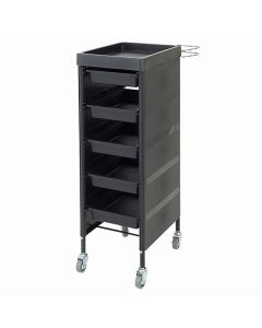 Switch Wagon C03 6-Tier (Featuring Wheel Casters) (Completely Assembled) Black