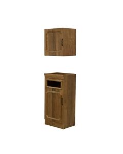 [ShabbyChic] Natural Wood Back Shampoo Cabinet RENE-B (Top and bottom set) Antique Brown