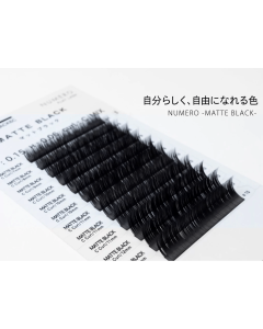 Super Flat-Matte Smart Lash Color MATTE BLACK MIX J 0.15Ã—7ï½ž12mm