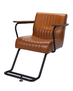 [Vintage] Styling Chair Dr. Spine (HD-A-066) (Top) - Camel Brown