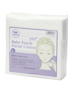 Baby Touch + Facial Cotton L (80 x 80 mm / 300 pieces)
