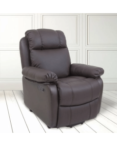 Manual Lounge Chair SHIFFON Jr-S-Dark Brown