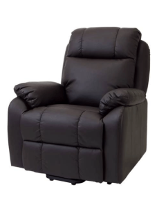 Electric Lounge Chair SHIFFON-Dark Brown
