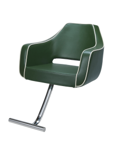 [Cafe Lounge] Styling Chair (HD-026) (Top) - Dark Green x Ivory