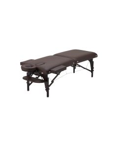 Deluxe Low Resilience Wooden Folding Bed 006SDX Dark Brown