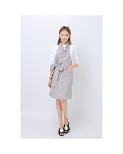Frilled Apron Gray