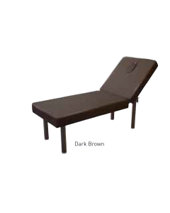 Perforated Reclining Standard Massage Bed W-7 Dark Brown [L190 Ã— W65cm]