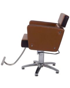 [URBAN] Styling Chair HD-025 Camel x Dark Brown / Dark Brown x Brown *In case of 5 legs base HD-7M