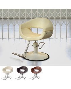 [URBAN] Styling Chair HD-027 Ivory / Light Brown / Dark Brown *In case of 5 legs base HD-7M 
