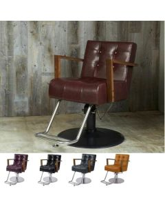 [VINTAGE] Styling Chair ALBERO Caramel Brown / Vintage Brown / Vintage Green / Vintage Black*In case of 5 legs base HD-7M