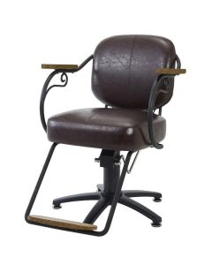[VINTAGE] Styling Chair ROTIS Vintage Green / Vintage Brown *In case of 5 legs base HD-7M 