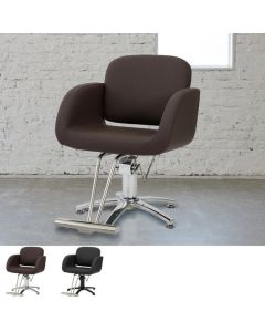 [URBAN] Styling Chair HD-115 *In case of 5 legs base HD-7M Dark Brown / Black