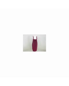 Luxury Pile Aesthetic Gown (Shoulder String) Wine Red