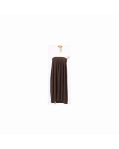 Soft, Simple Aesthetic Gown (Rubber Fastener Type) Dark Brown