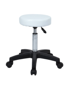 F-843 Stool II (cleaning caster specification)-White