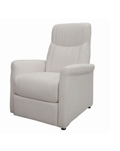 Lounge chair DXII (leg rest interlocking type)-White